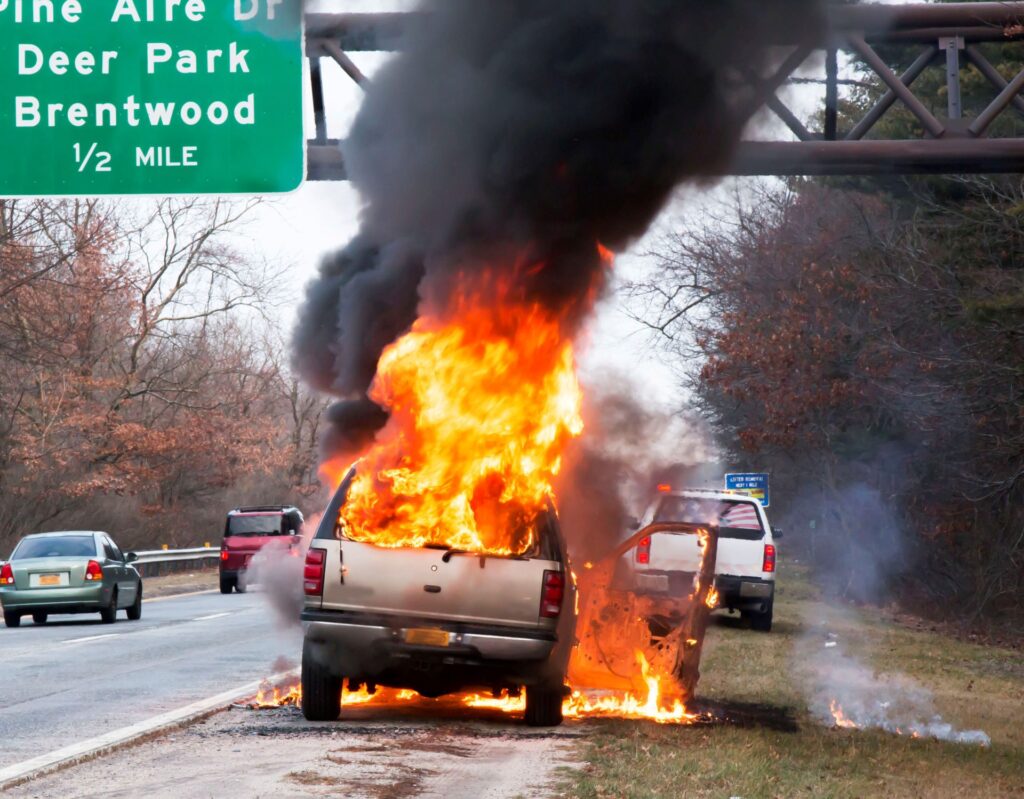 Chemical Burns from Vehicle Accidents