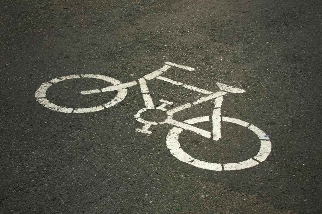 bicycle lane sign