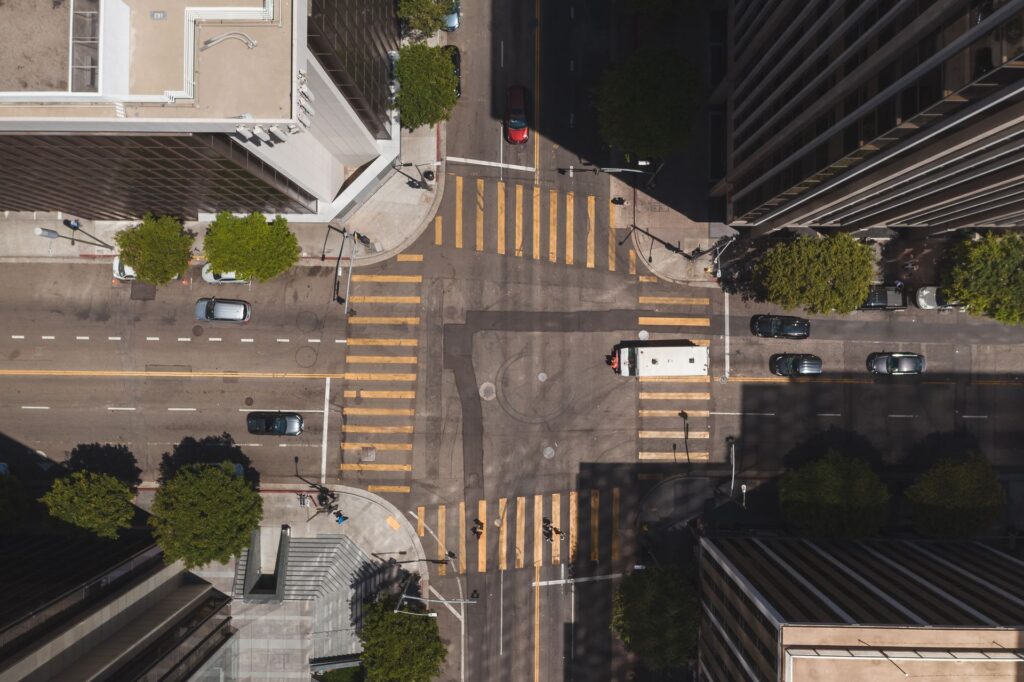 Intersection Truck